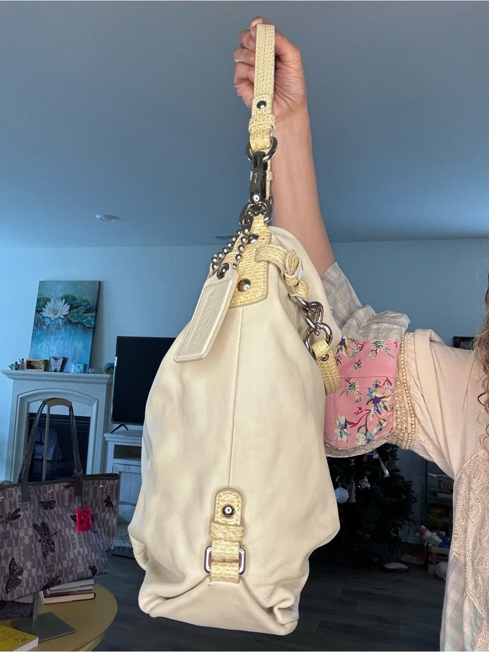 Coach Brooke Snakeskin details